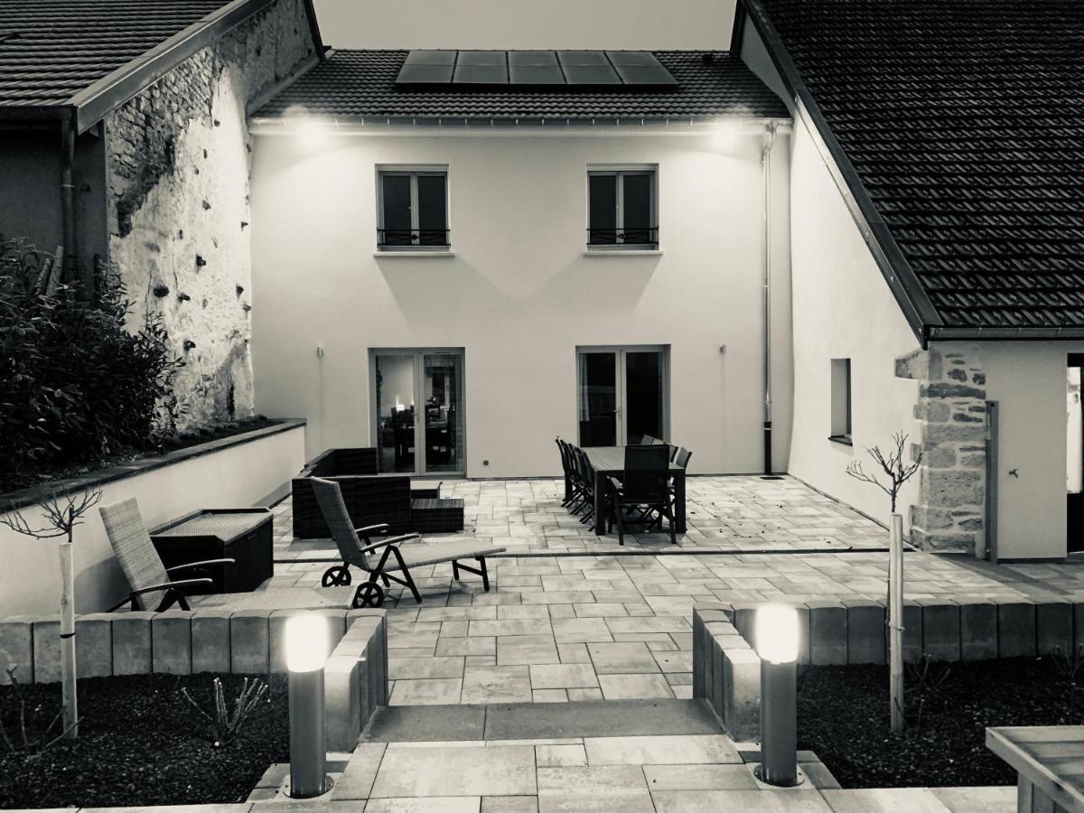 Chez La Rose Luxueuse Cottage Avec Jacuzzi Rouvres-la-Chétive Dış mekan fotoğraf